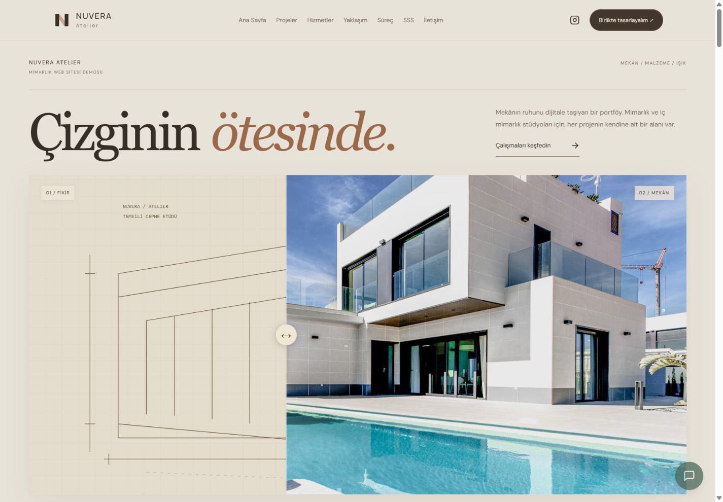 Mimarlık stüdyosu web tasarımı