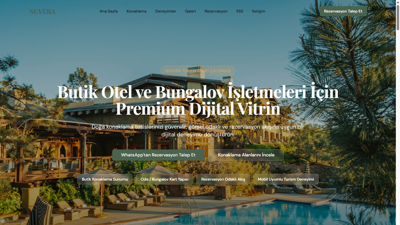 Otel & Butik Otel Sitesi