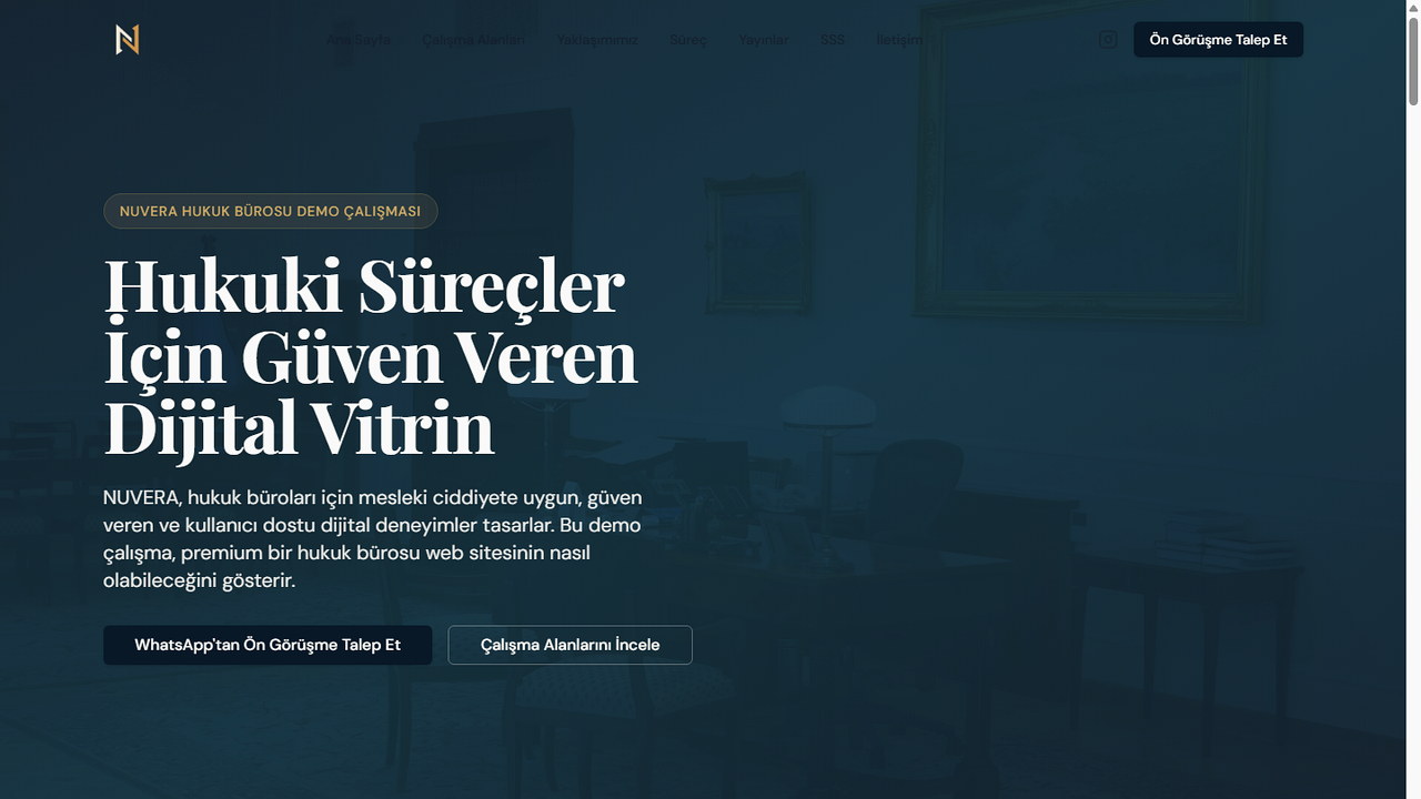 Hukuk Bürosu Web Sitesi