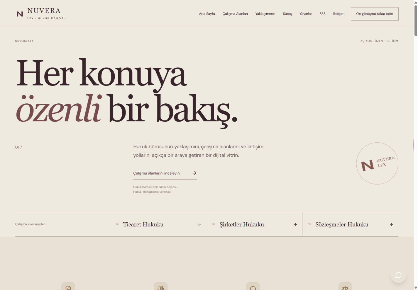 Hukuk bürosu web tasarımı