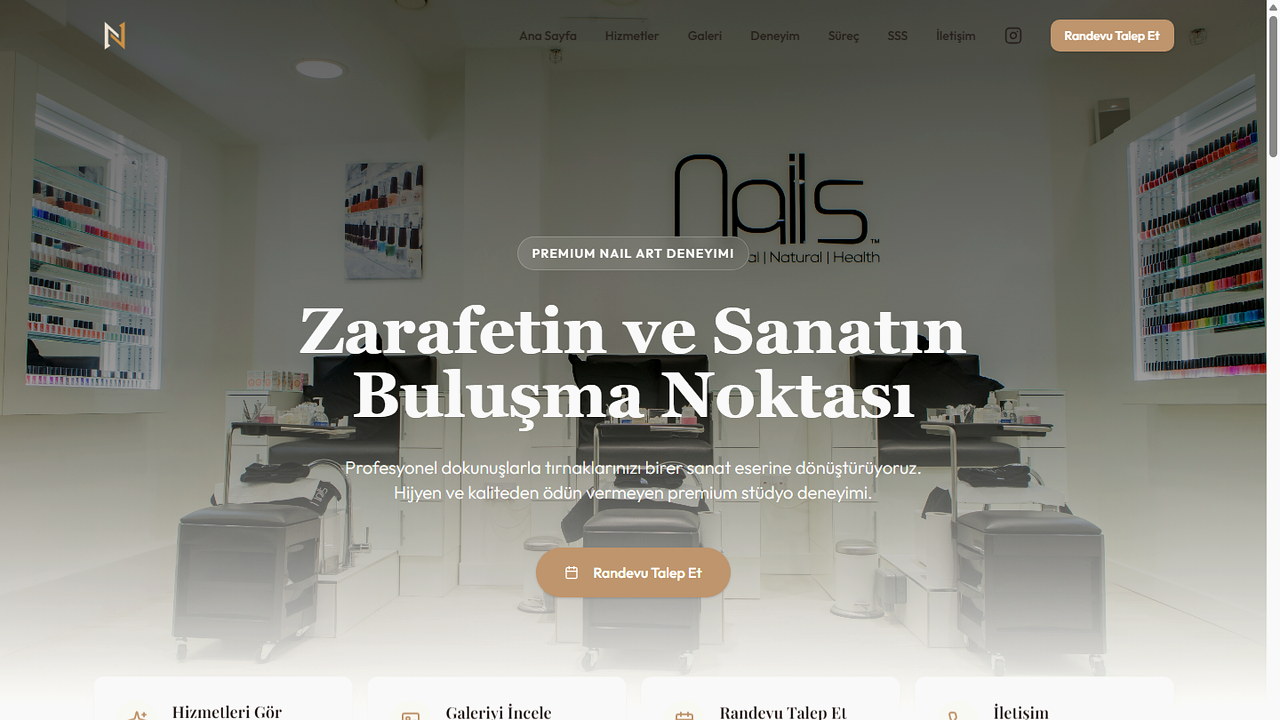 Nail Art & Güzellik Sitesi