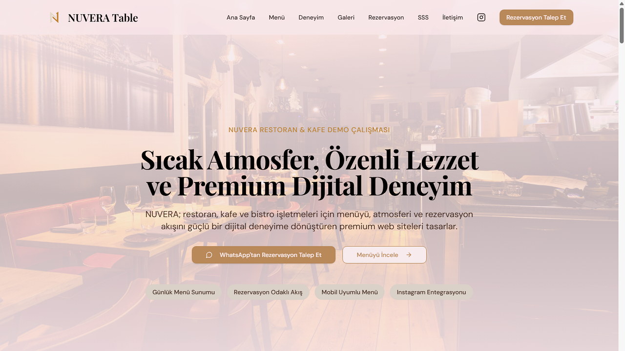 Restoran & Kafe Sitesi